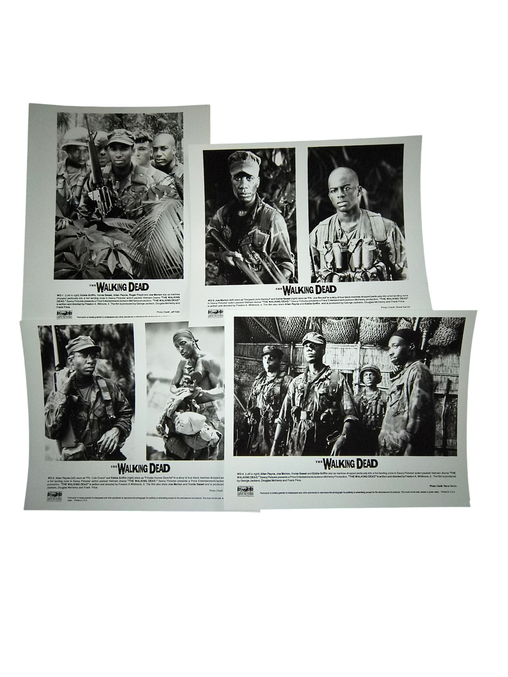 1995 Savoy Pictures The Walking Dead Vietnam War Movie Press Kit Photos image 3
