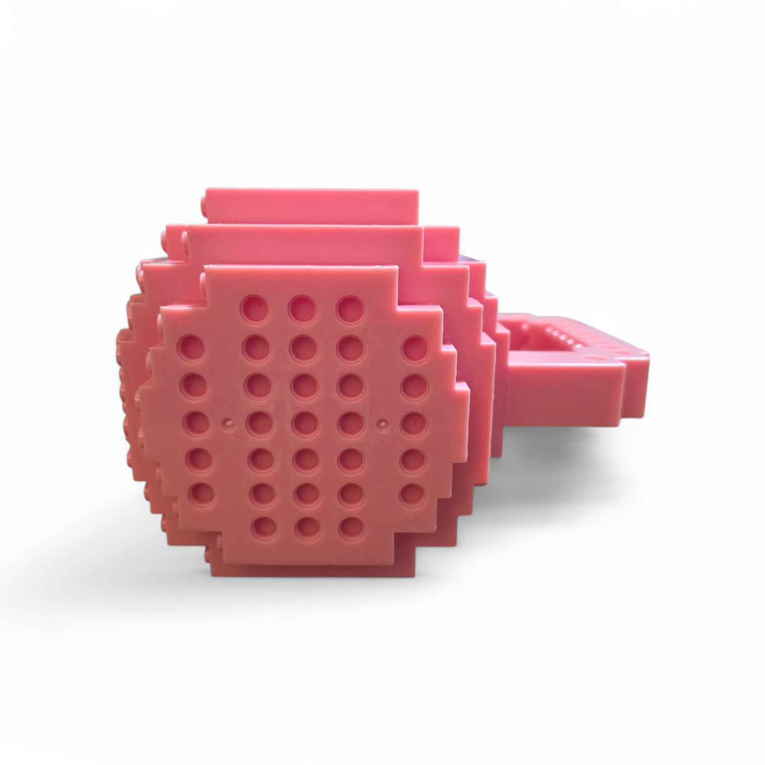 Pink Build-On Brick Mug BPA-Free 12oz Coffee Tea Grey Fits Major Brickmaker Lego image 4