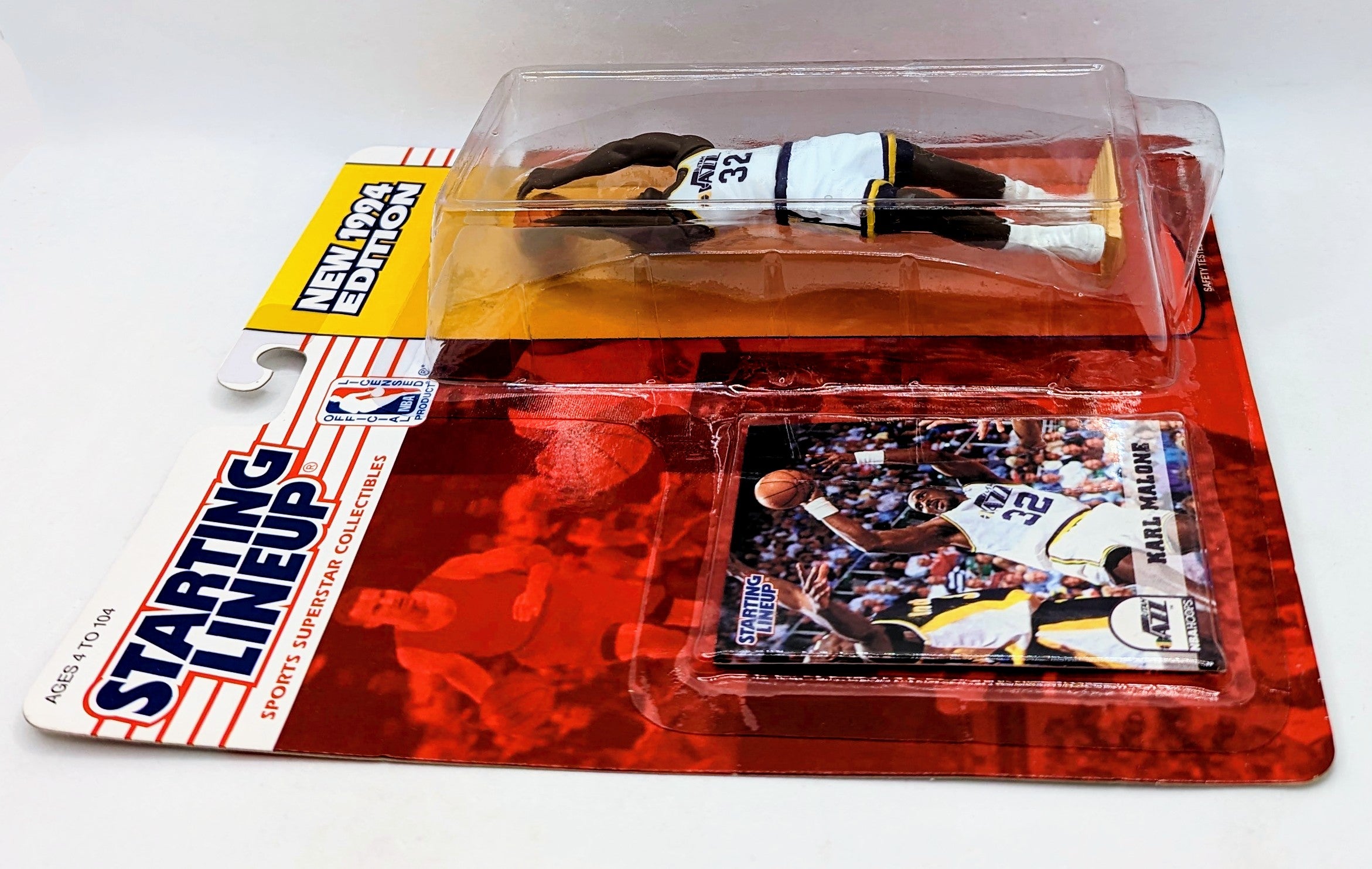 1994 Starting Lineup Karl Malone Utah Jazz Figure image 3