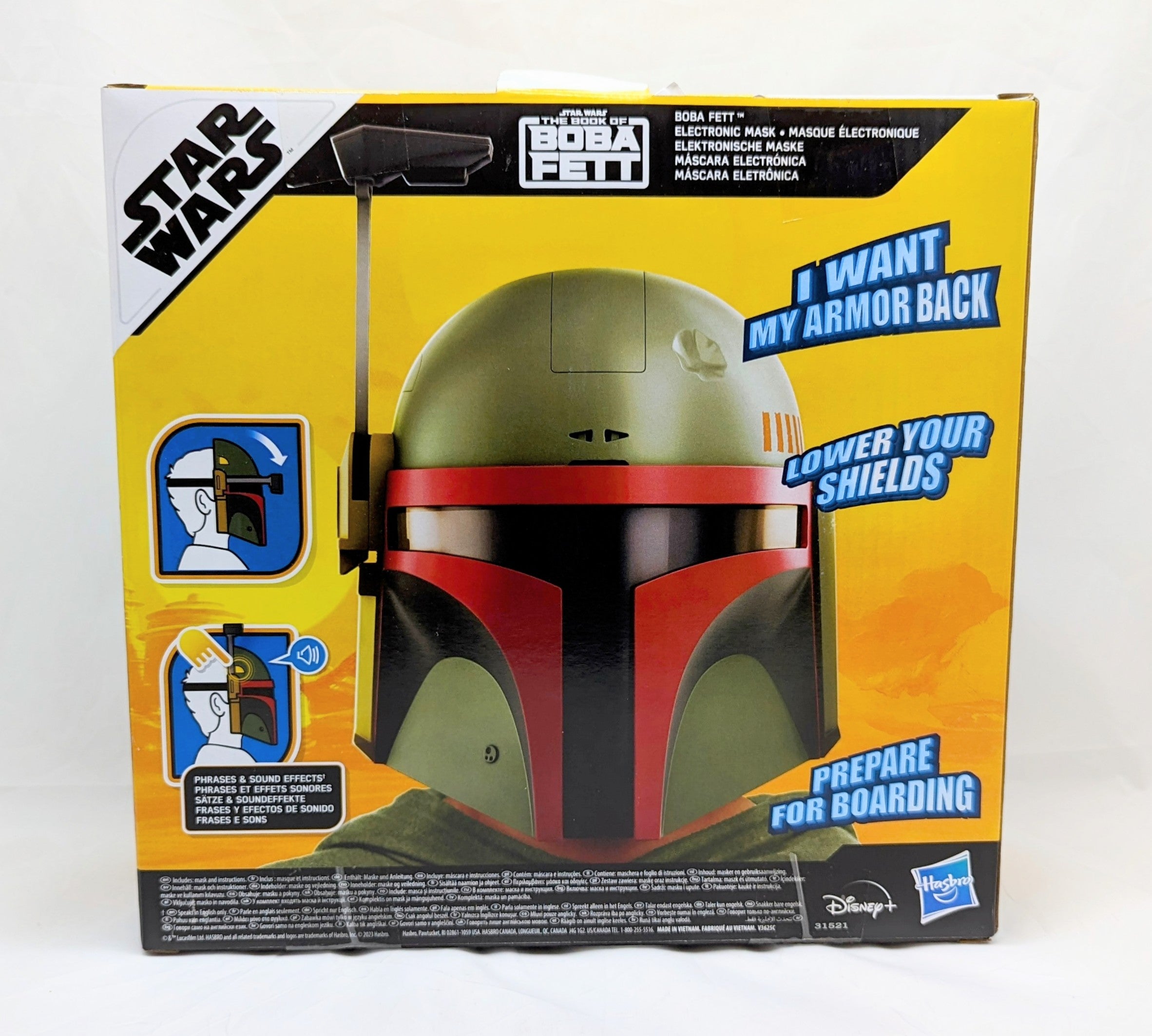 2023 Hasbro Star Wars The Book Of Boba Fett Electronic Mask image 2