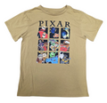 Disney Pixar Movies Squares Toy Story Nemo Wall-E Up Monsters Inc T-Shirt Size L