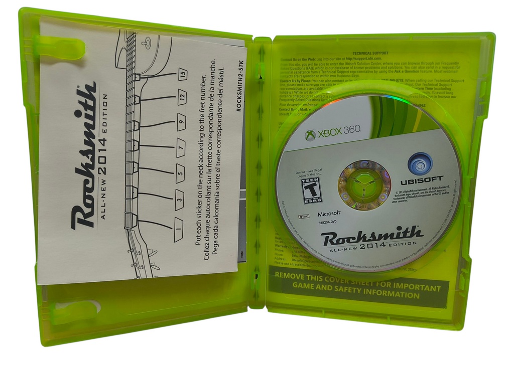 Ubisoft Microsoft Xbox 360 Rocksmith 2014 Edition Kinect No Cable image 3