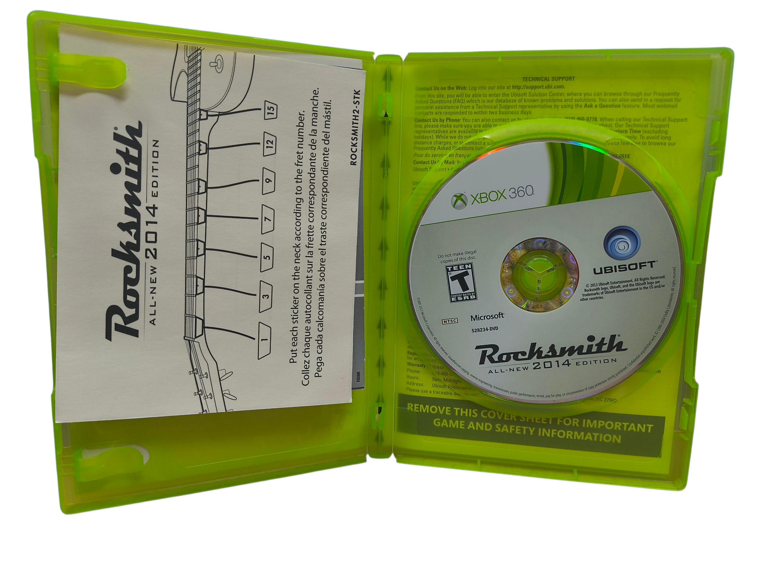 Ubisoft Microsoft Xbox 360 Rocksmith 2014 Edition Kinect No Cable image 3