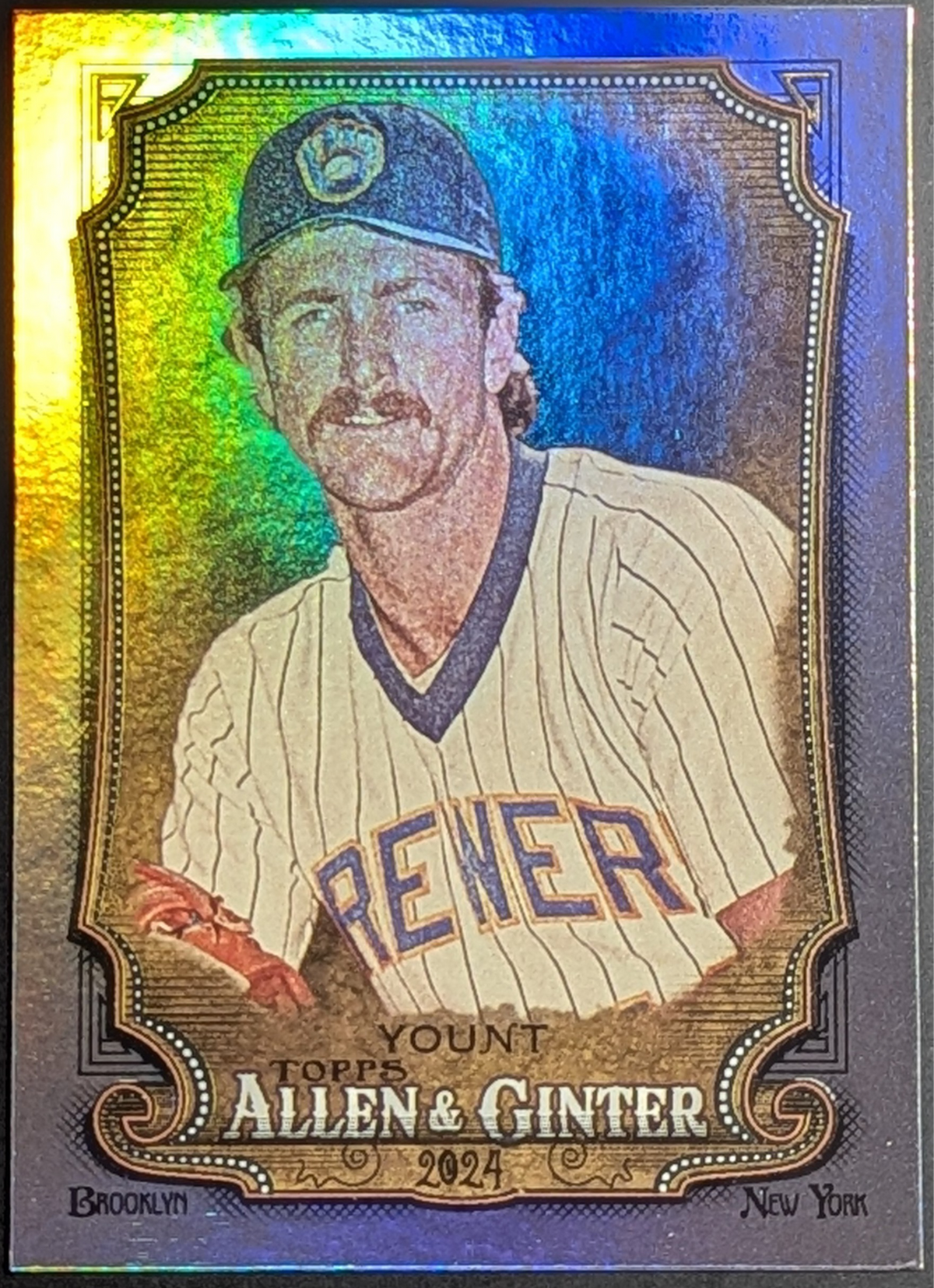 2024 Topps Allen & Ginter Hot Box Foil Robin Yount #250 Milwaukee Brewers