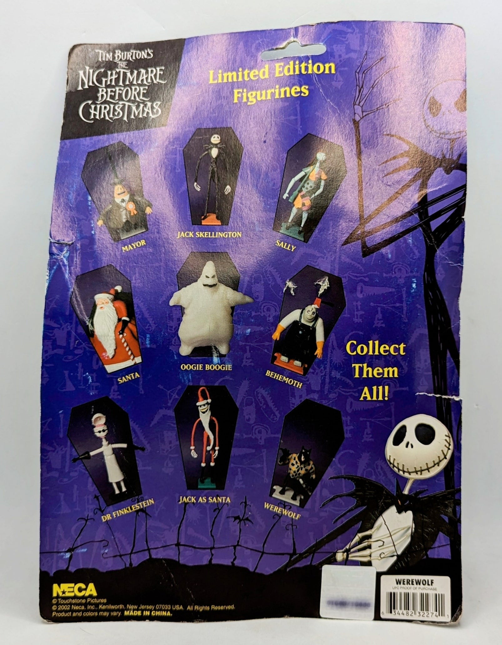 2002 NECA The Nightmare Before Christmas Limited Edition Werewolf Action Figure image 2