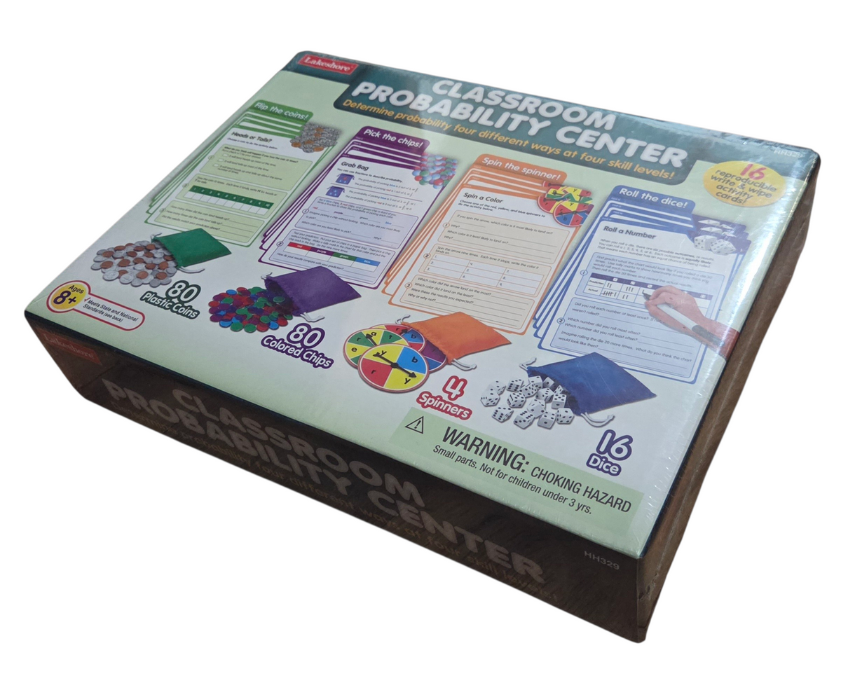 Lakeshore Classroom Probability Center Kit 8+ Years Math Teacher Teaching Aide image 5