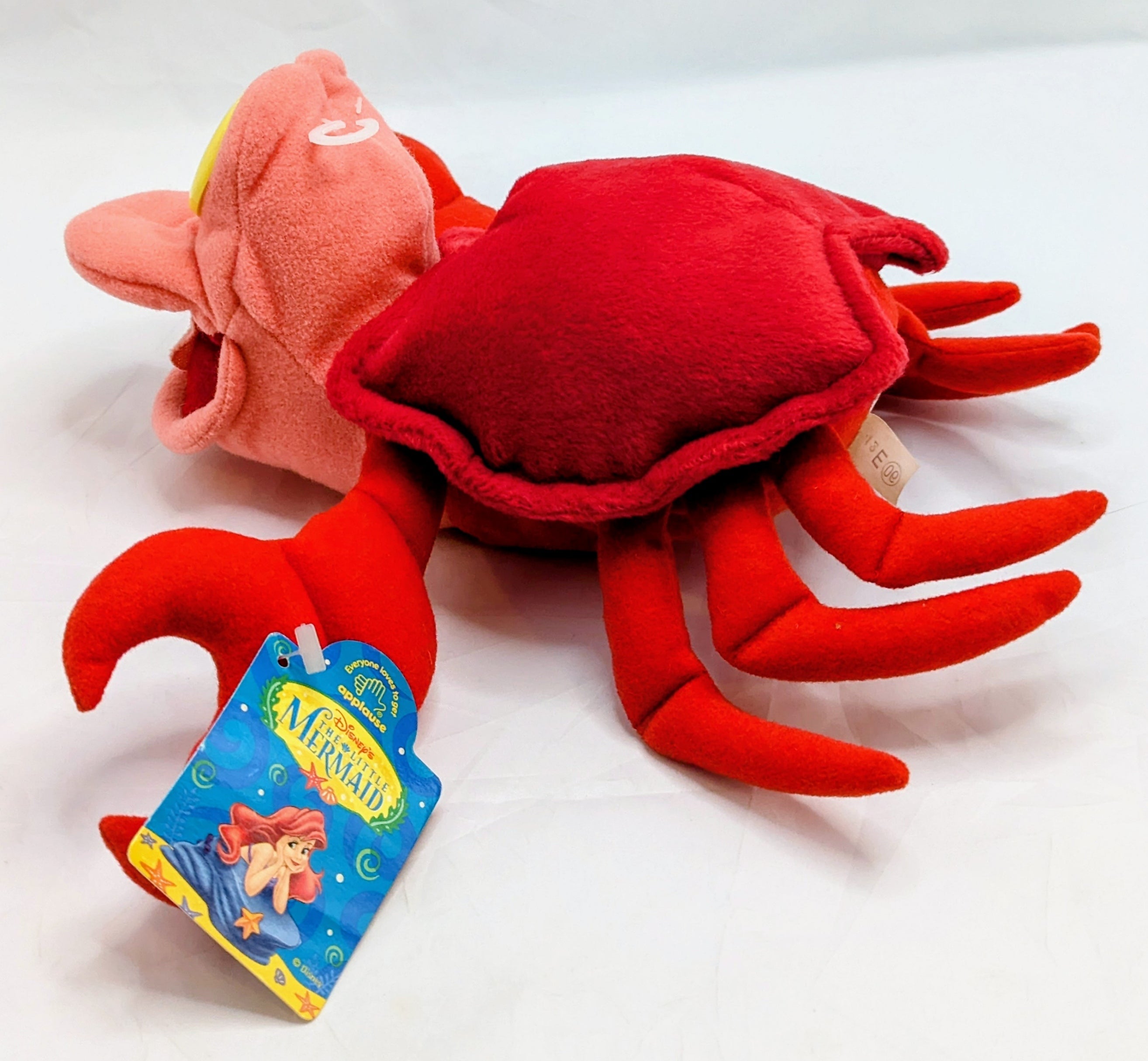 Vintage Disney Applause The Little Mermaid Sebastian The Crab 10 Inch Plush Stuf image 2
