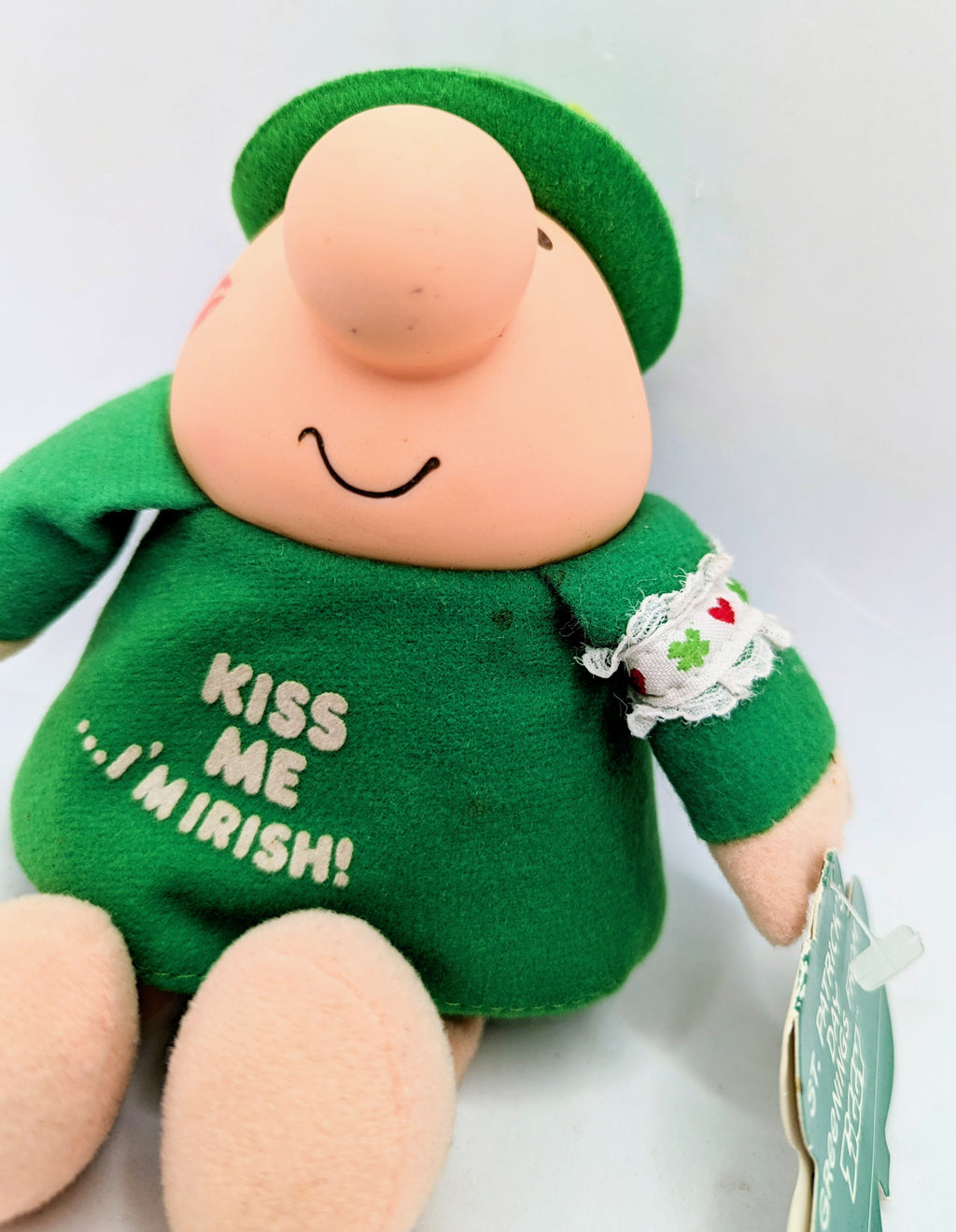 1988 Ziggy Kiss Me I'm Irish St. Patrick's Plush Doll 6" image 3