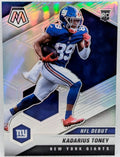 2021 Panini Mosaic Silver Prizm Kadarius Toney NFL Debut Rookie RC #251 Giants