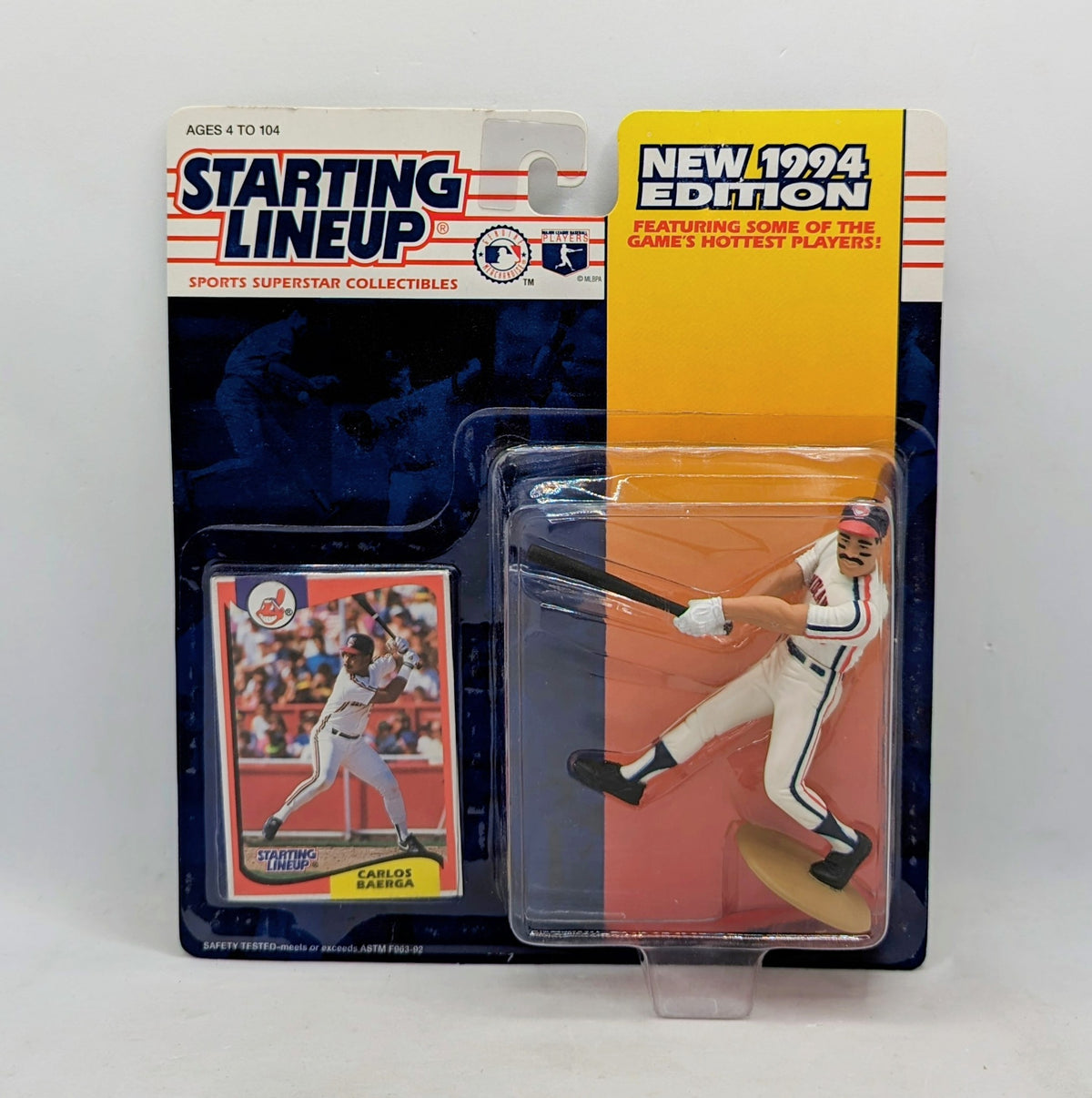 1994 Starting Lineup Carlos Baerga Atlanta Braves Baseball Figure