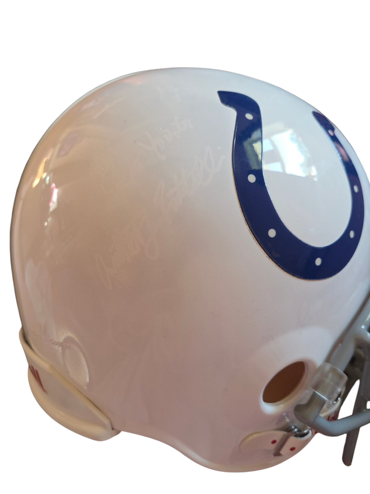 Riddell Speed Indianapolis COLTS Youth Size Replica Throwback Football Helmet image 6