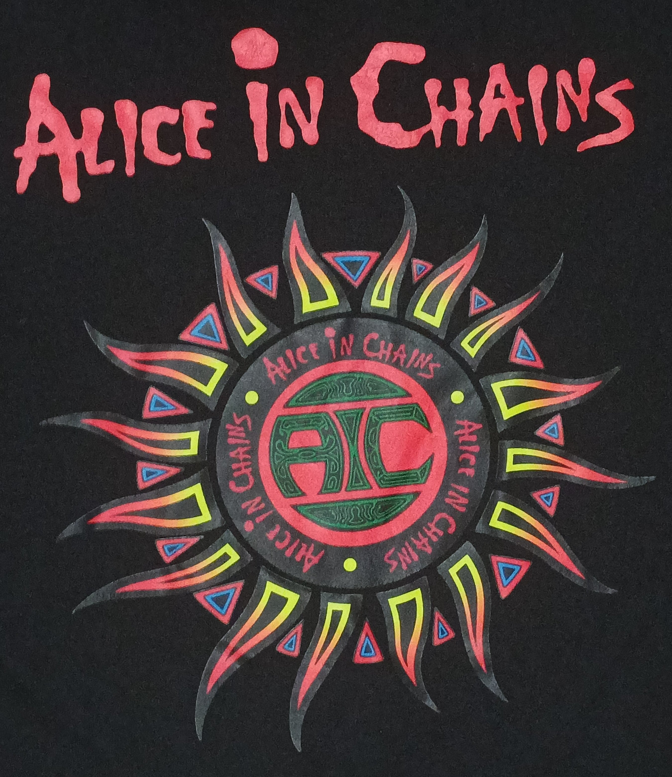 2020 Alice In Chains AIC Atn-Cekola Atincekola Album Black Medium Mens T-Shirt image 4