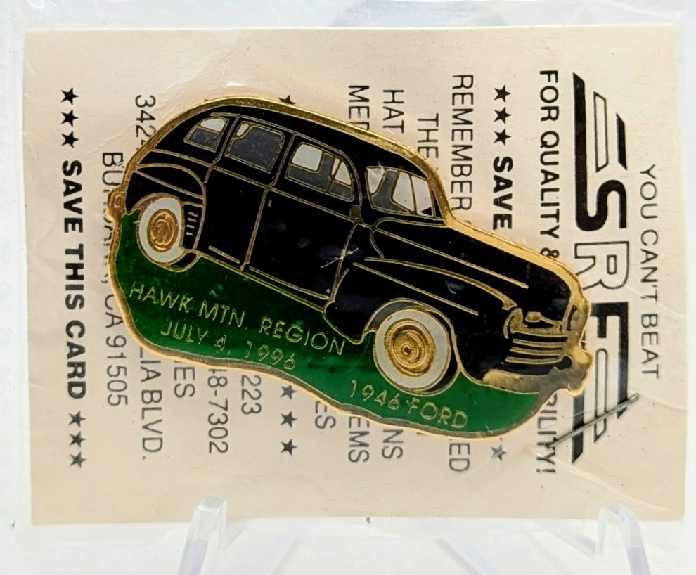 SRE July 1996 Hawk Mountain Region 1946 Ford Enamel Pin