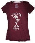 Nike Athletic Department Swoosh Character Peace Slim Fit Womens T-Shirt Size XS