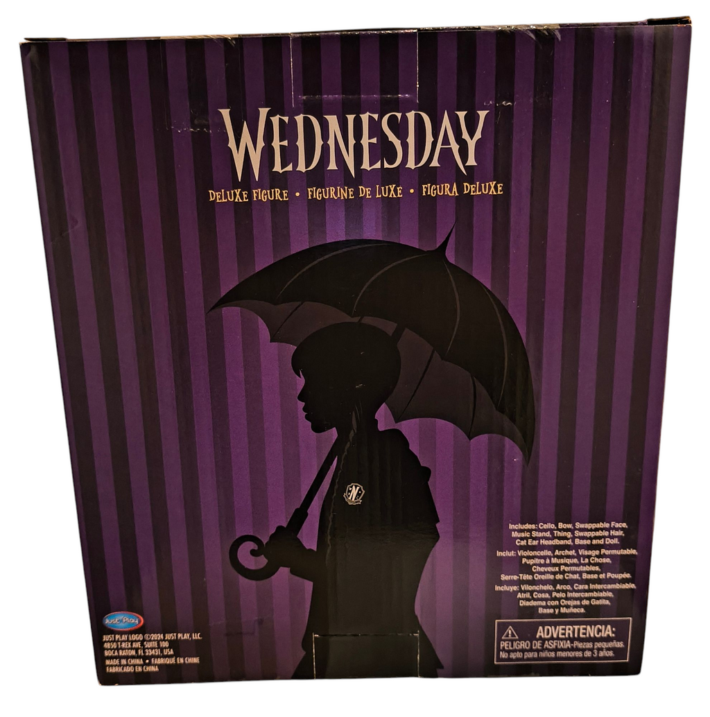 The Addams Family Wednesday Adams Deluxe 6" Poseable Articulated Action Figure image 2