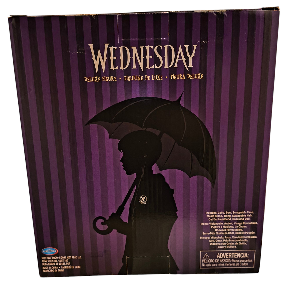 The Addams Family Wednesday Adams Deluxe 6" Poseable Articulated Action Figure image 2