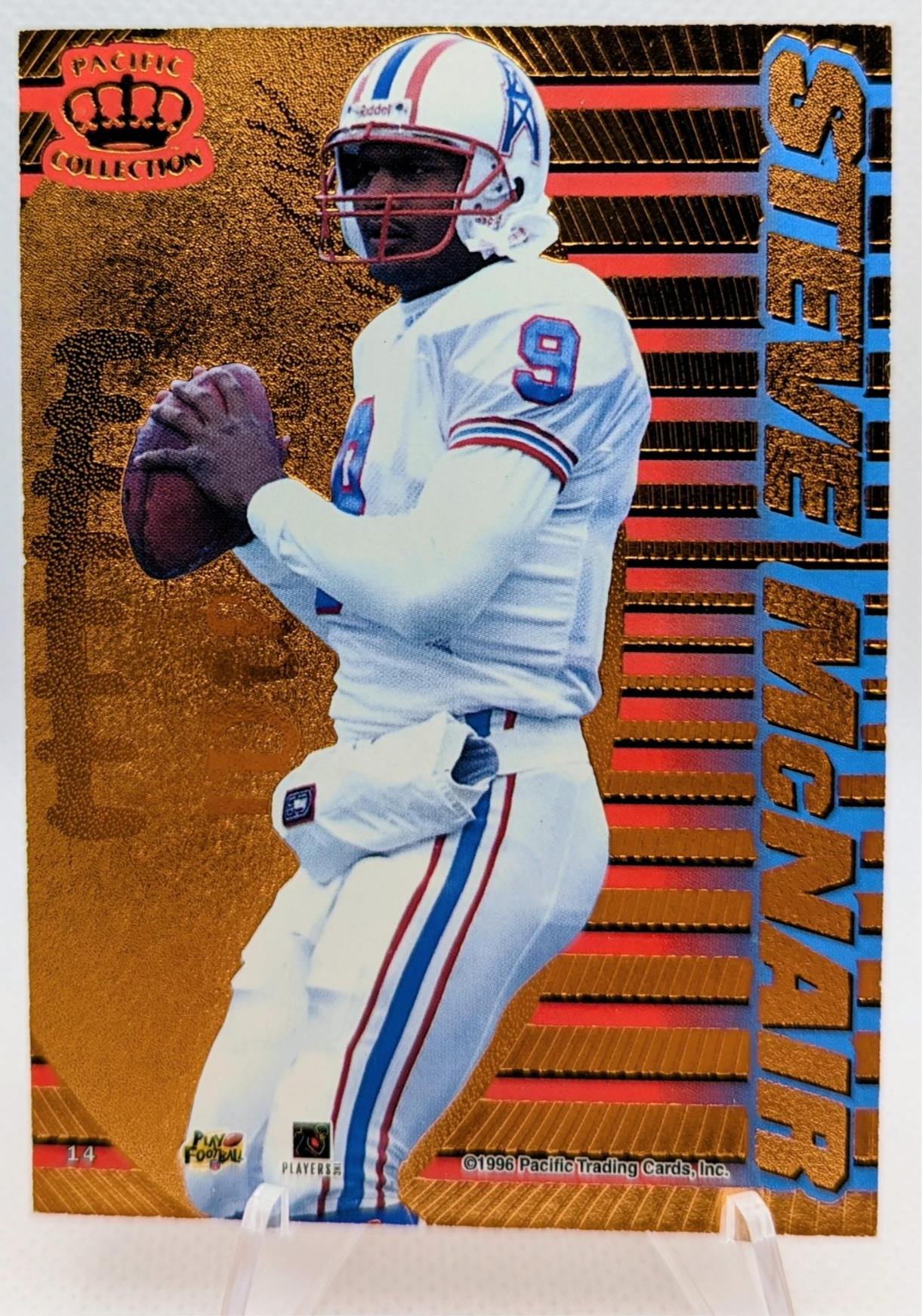 1996 Pacific Dynagon Tandems #14 Trent Dilfer/Steve McNair Oilers Buccaneers image 2