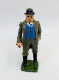 Vintage Britains Lead Man In Suit Moveable Arm England