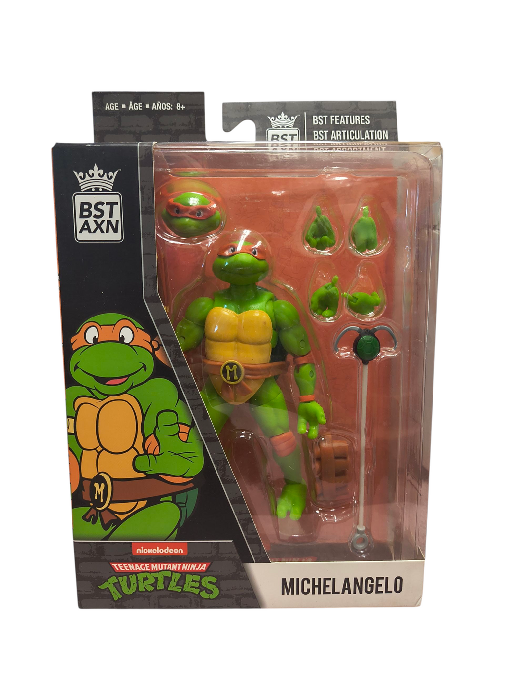 Loyal Subjects BST AXN TMNT Teenage Mutant Ninja Turtles Michelangelo 5" Figure