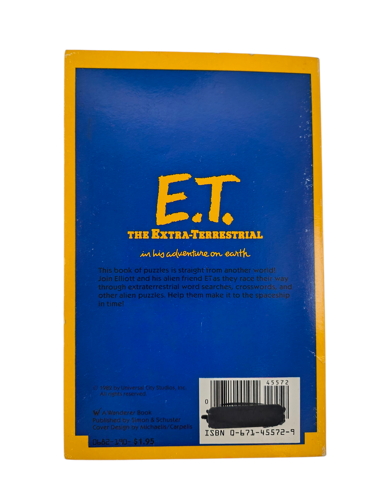 1982 E.T. The Extra-Terrestrial In His Adventure On Earth: Space Puzzles image 2