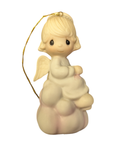1980 Enesco Precious Moments But Love Goes On Forever Angel Ornament E-5628