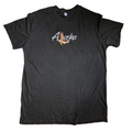 Vintage Alaska Eagle Embroidered Black T-Shirt Size XL