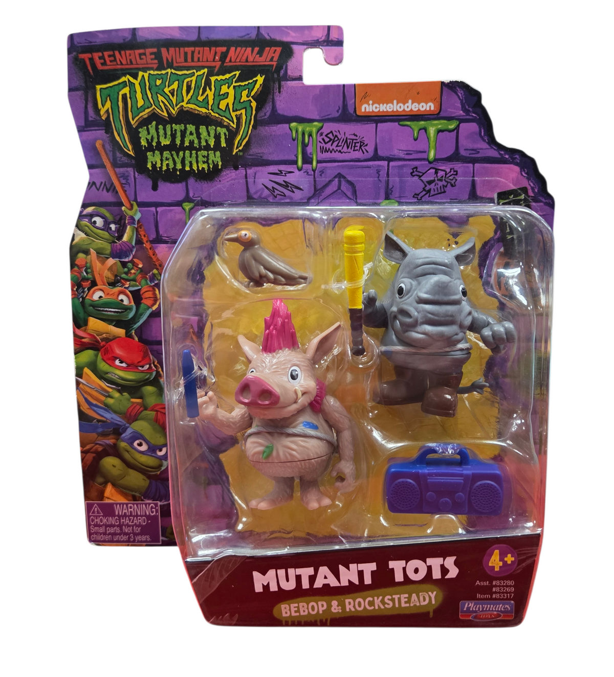 Teenage Mutant Ninja Turtles Mutant Mayhem Mutant Tots Bebop & Rock Steady