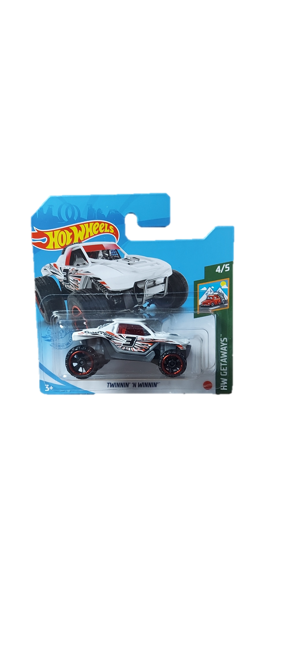 2021 Hot Wheels - Twinnin N Winnin (White) - HW Getaways 116/250 GRX40-M521