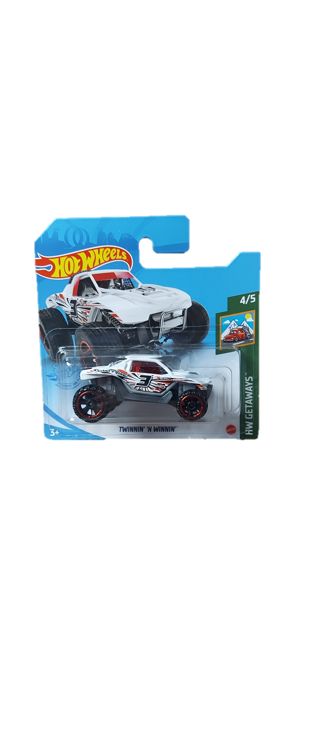 2021 Hot Wheels - Twinnin N Winnin (White) - HW Getaways 116/250 GRX40-M521