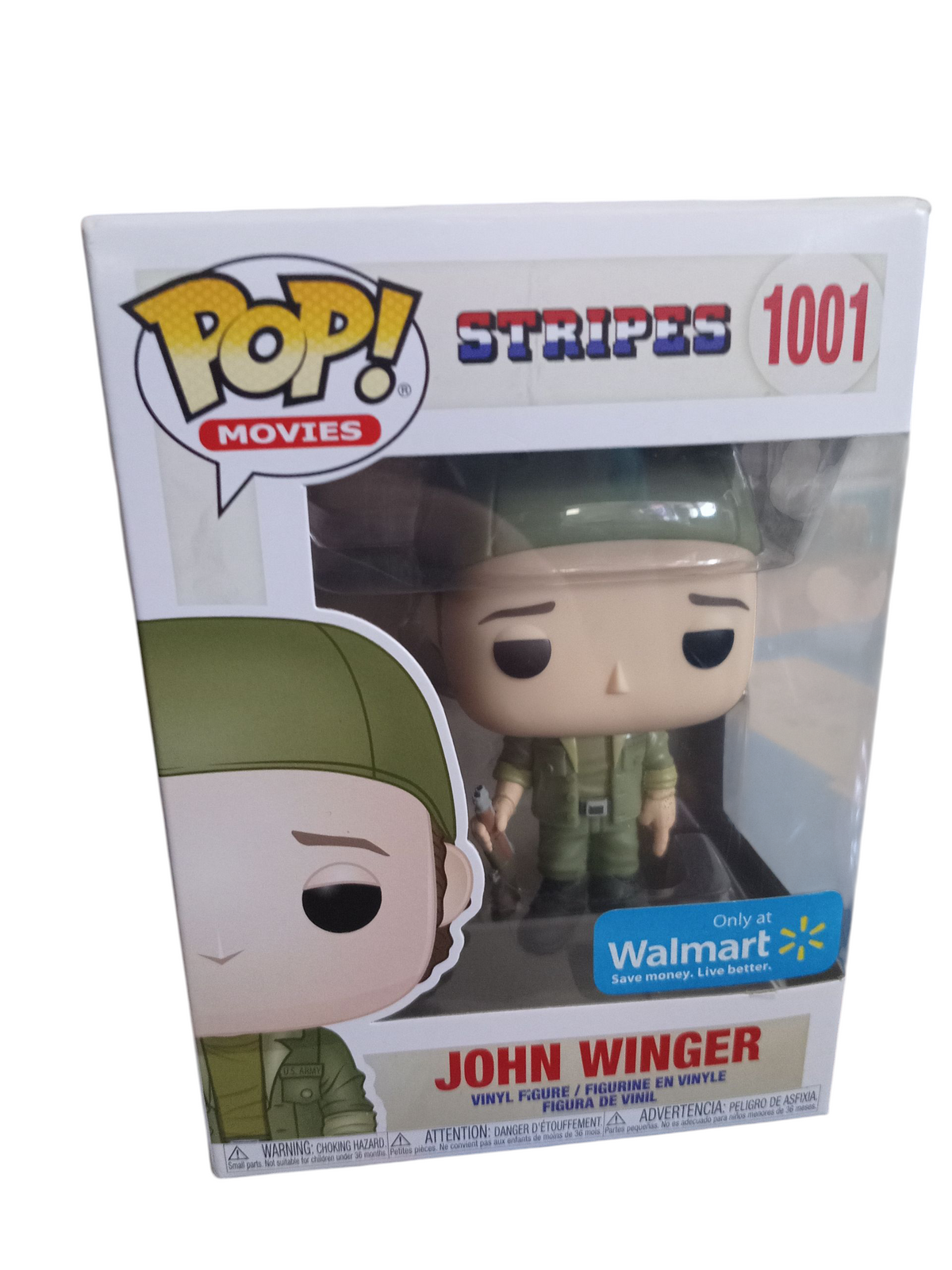 Funko Pop! Stripes John Winger #1001 Bill Murray Walmart Exclusive Vinyl Figure