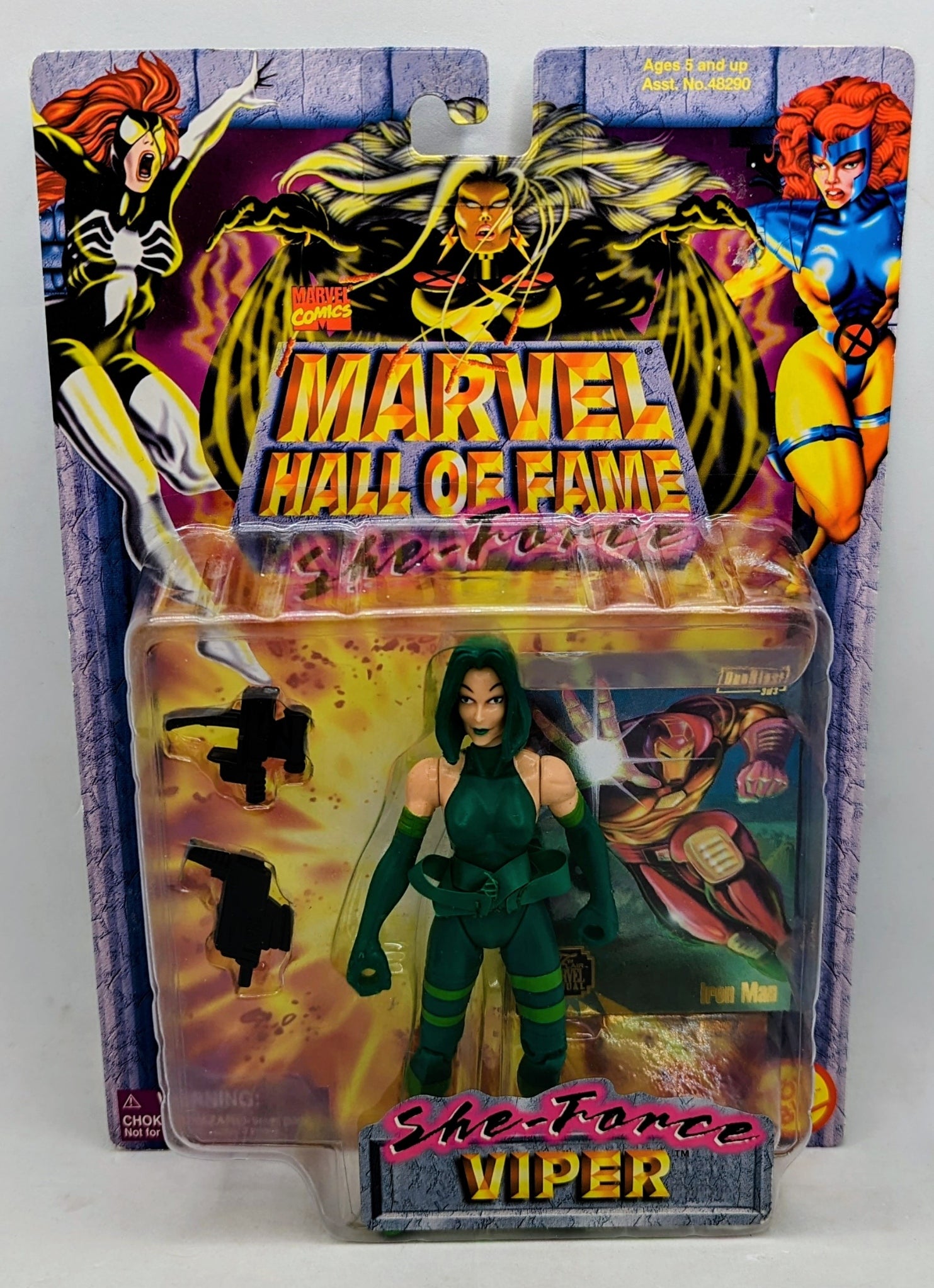 1997 Toy Biz Marvel Comics Marvel Hall of Fame She-Force Viper BX #17