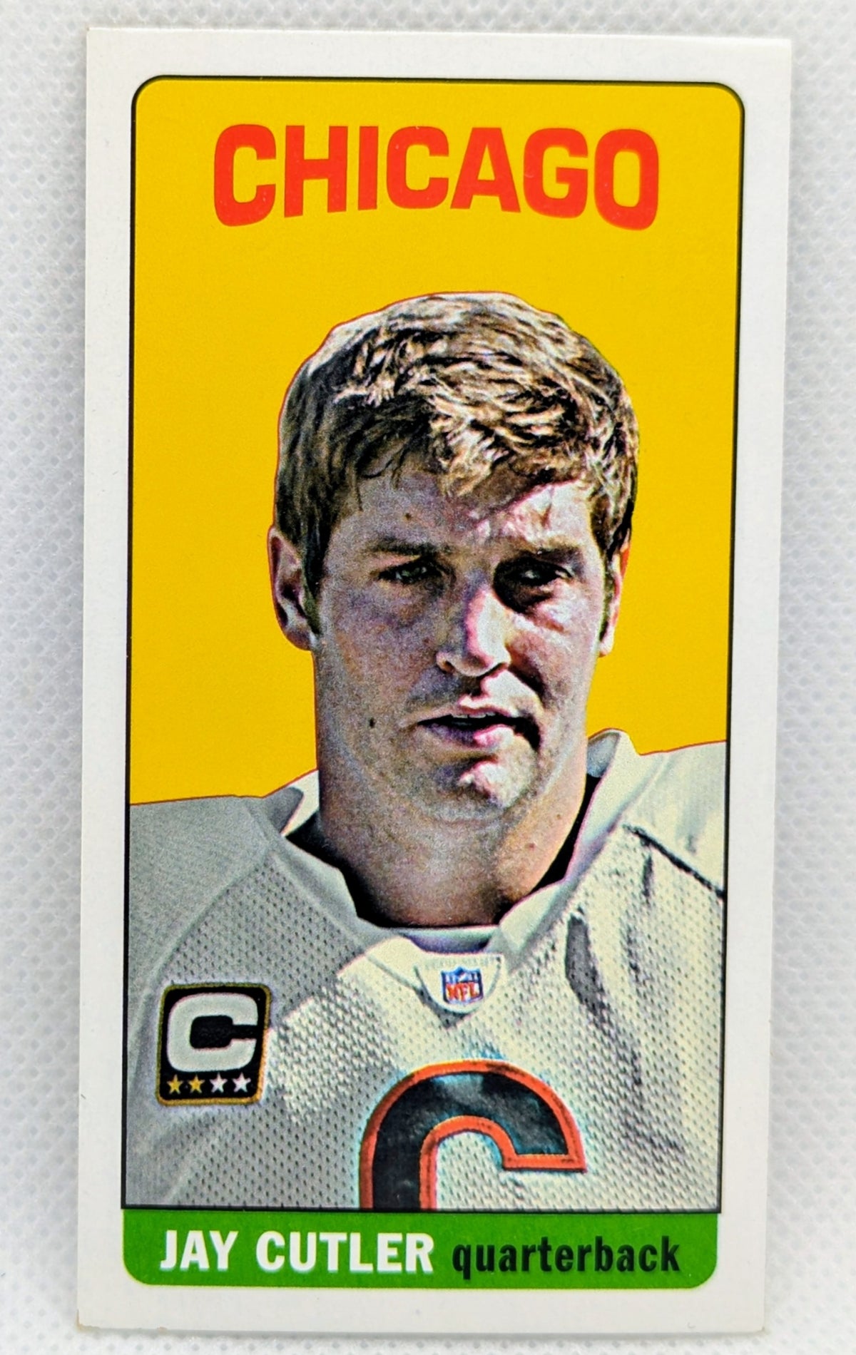 2012 Topps Jay Cutler 1965 Mini Tall Boy Chicago Bears #138