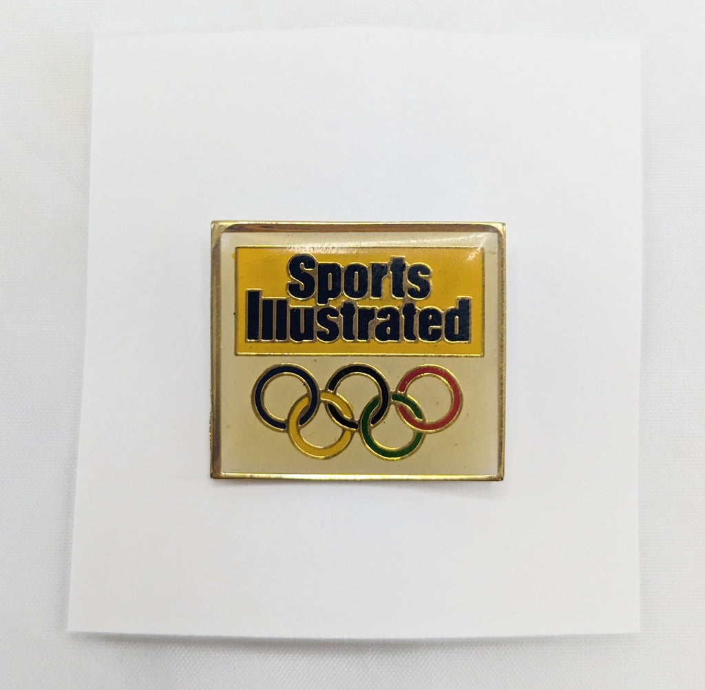 1980's Sports Illustrated Olympic Rings Enamel Lapel Pin