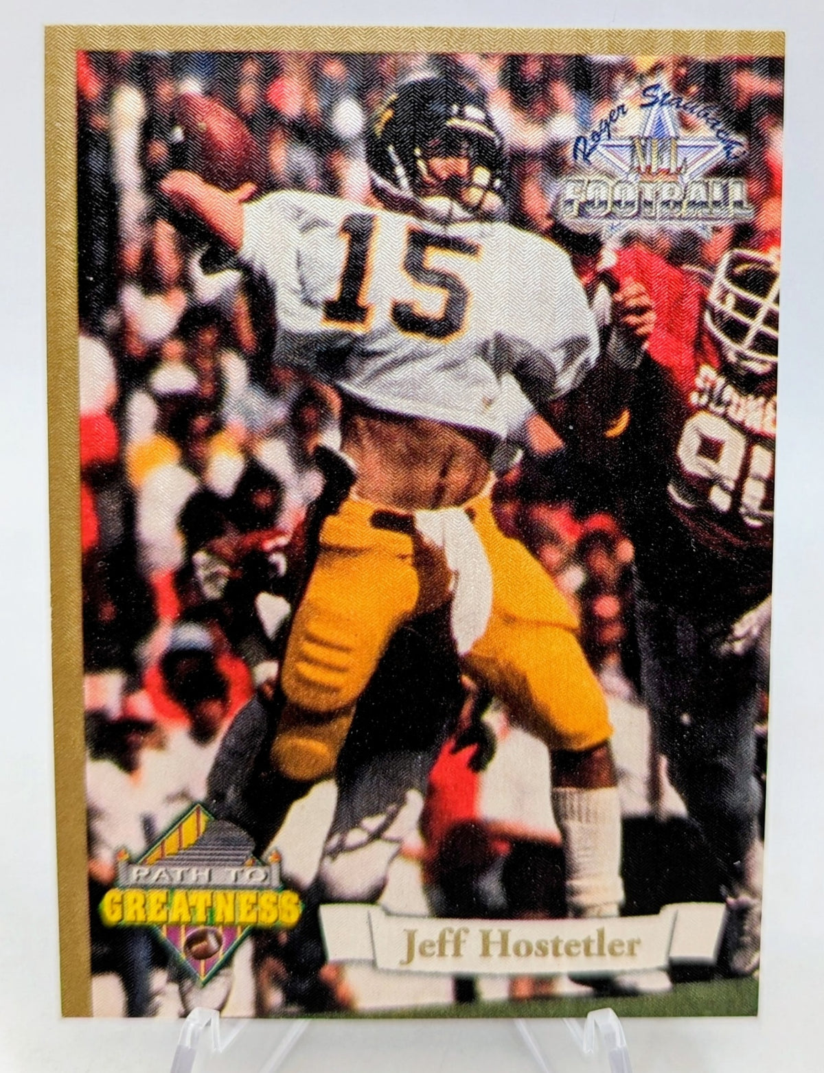 1994 Roger Staubach's NFL Football Path to Greatness Jeff Hostetler #PG4