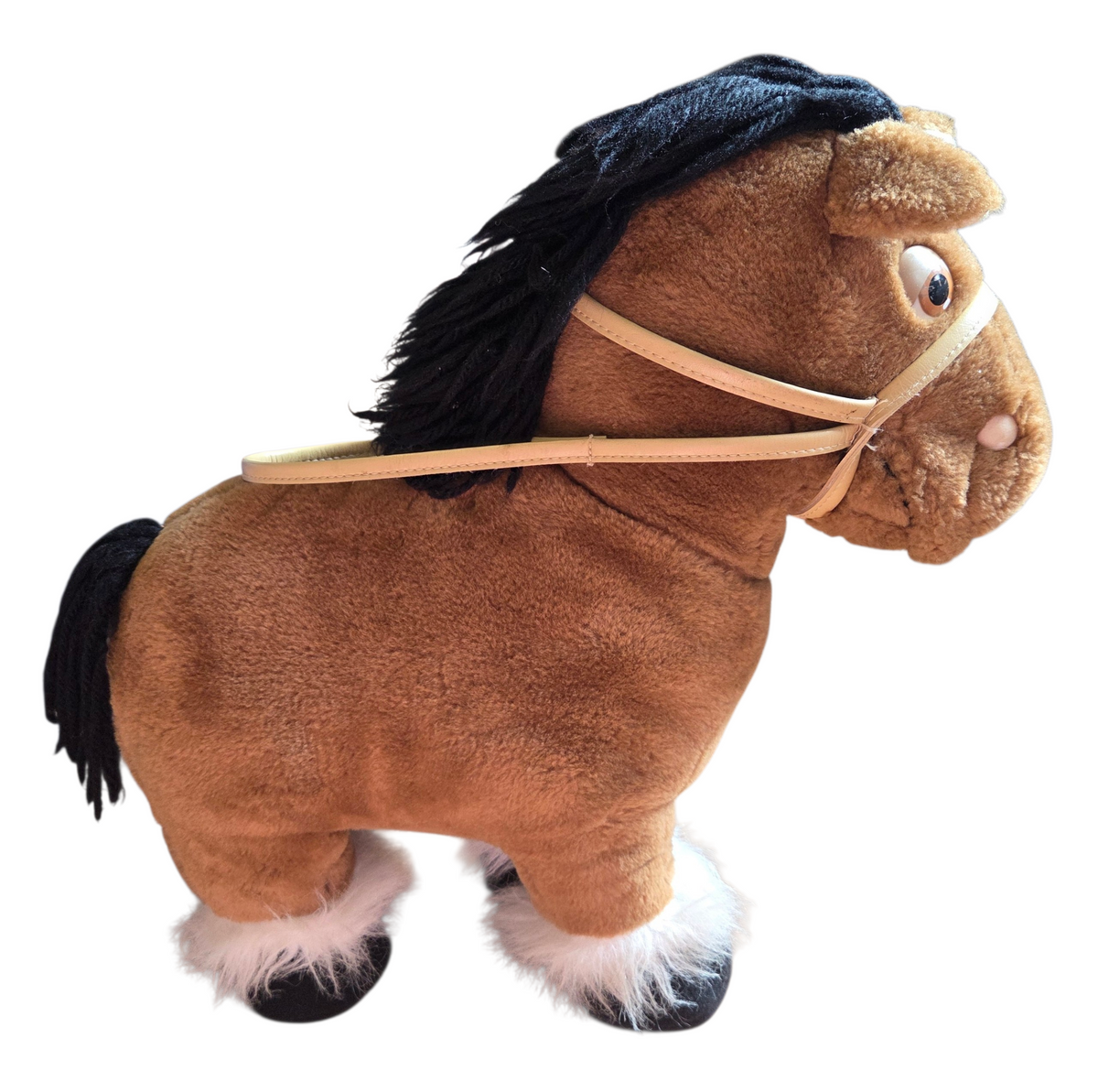 1984 Coleco Cabbage Patch Kids CPK Horse Show Pony Brown Horse 15" Plush image 3