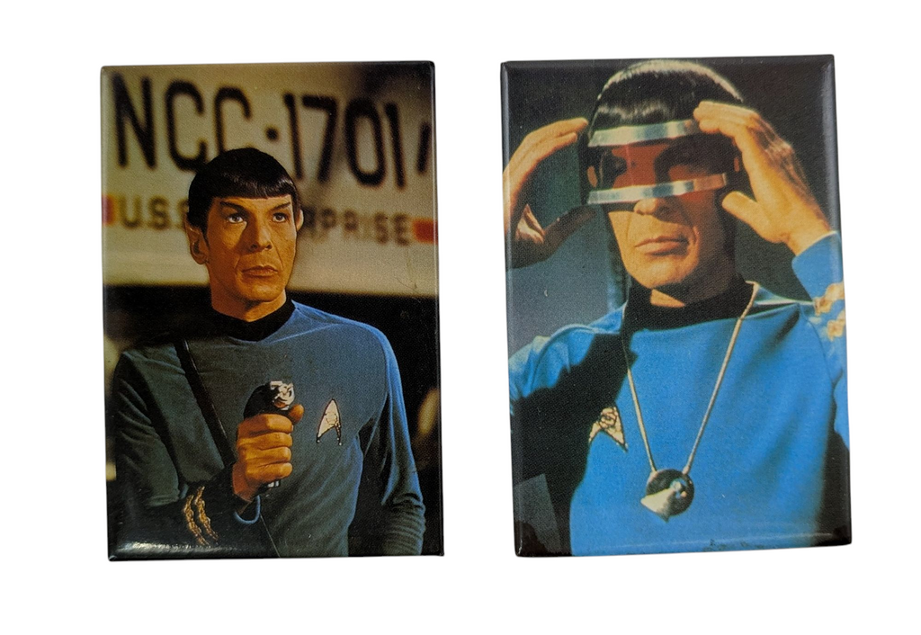 1993 ATA-Boy Star Trek Experience Las Vegas Hilton Mr. Spock Magnet Set