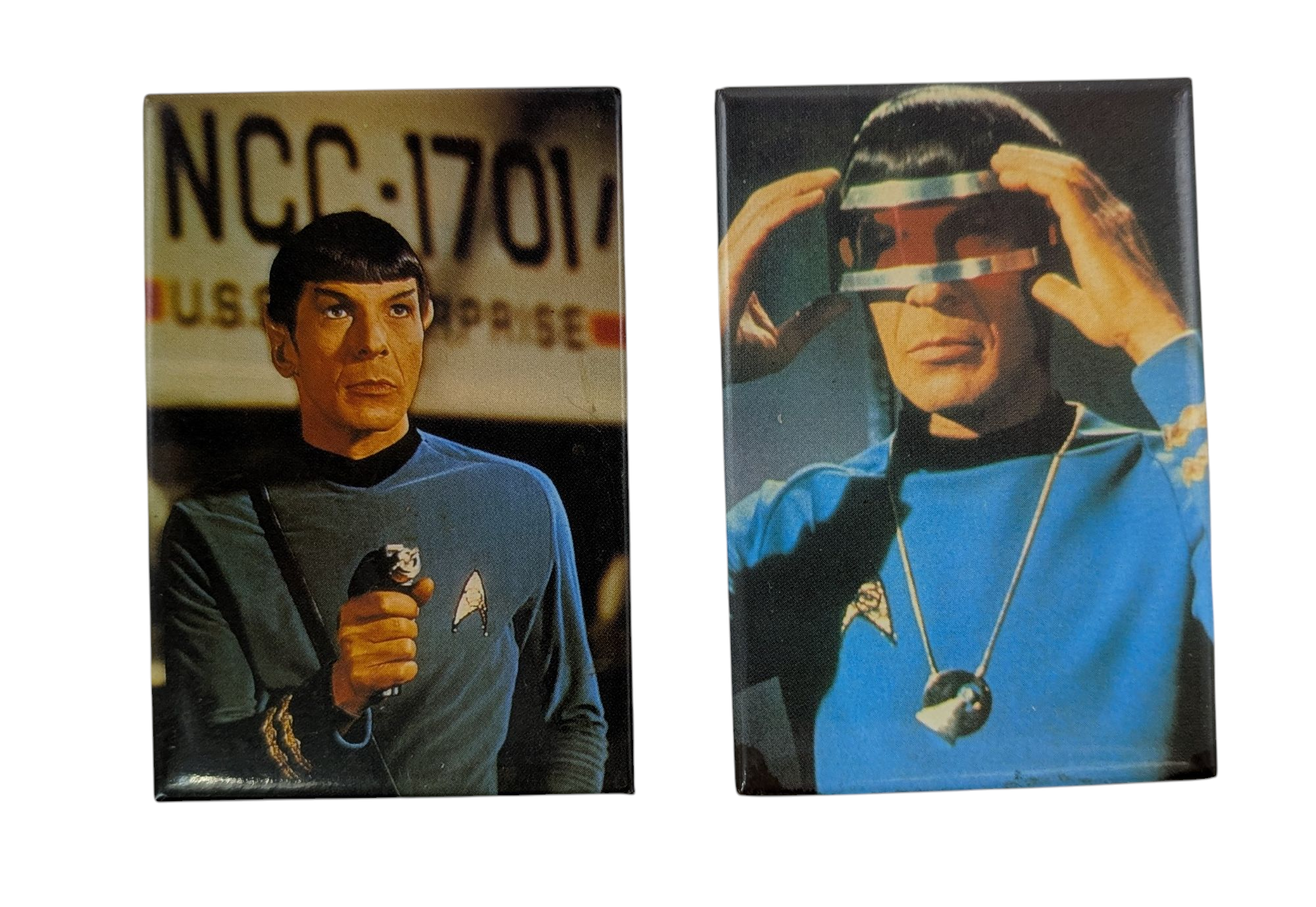 1993 ATA-Boy Star Trek Experience Las Vegas Hilton Mr. Spock Magnet Set