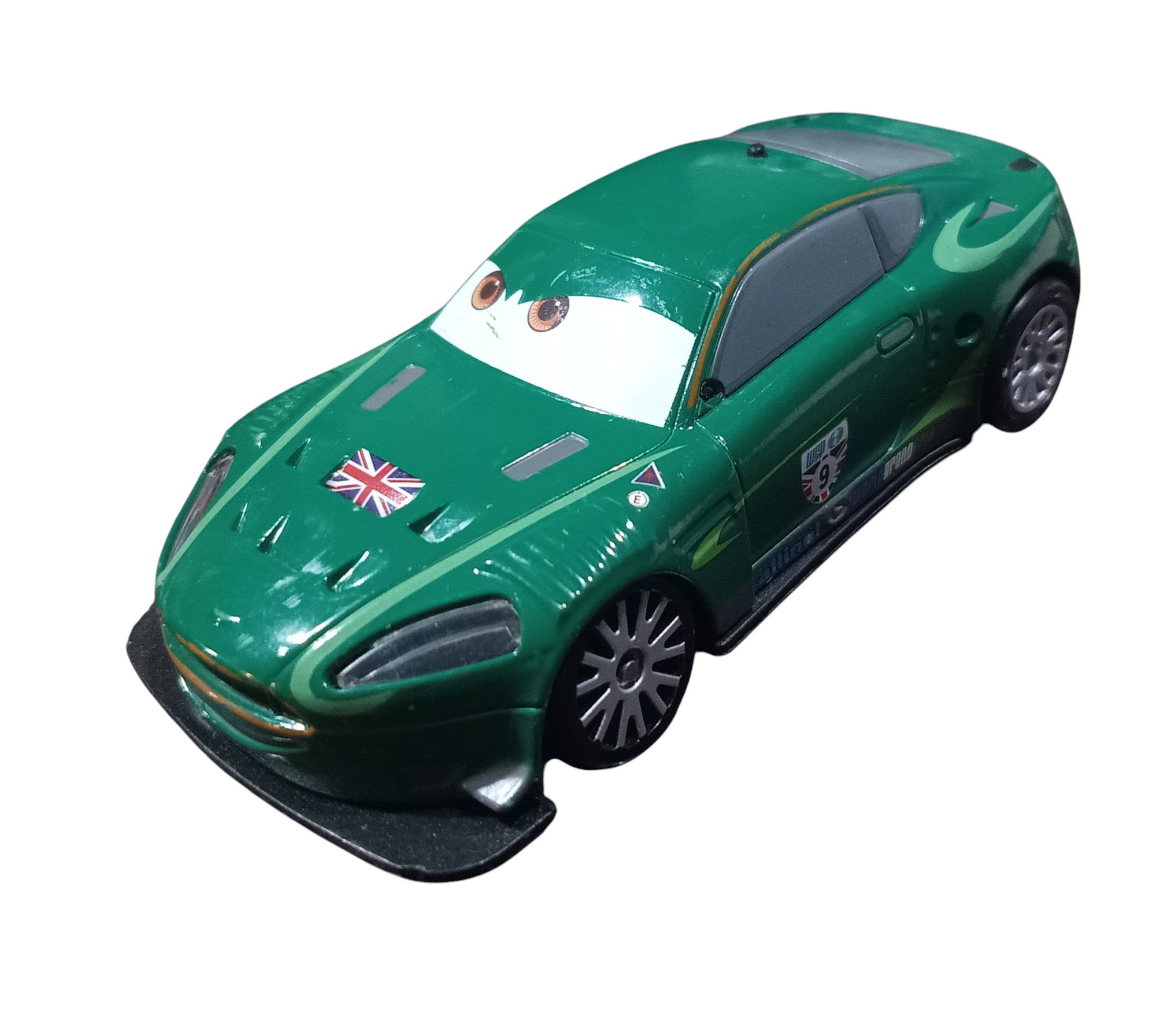 Disney Pixar Cars Nigel Gearsley Pullback Diecast From London Raceway Launcher