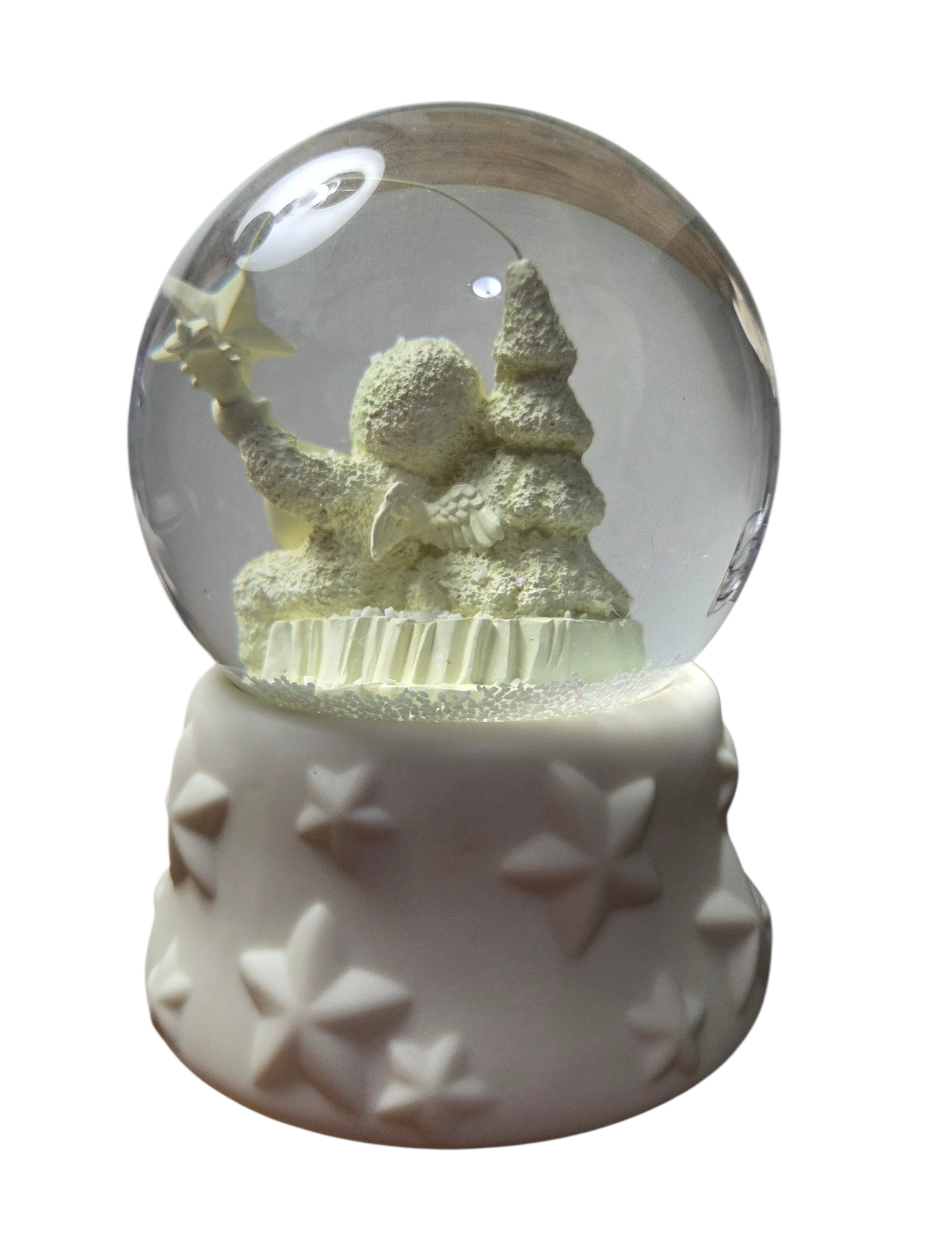 Department 56 San Francisco Music Box Snowbabies Water Globe Snowbaby w/ Ukulele image 2
