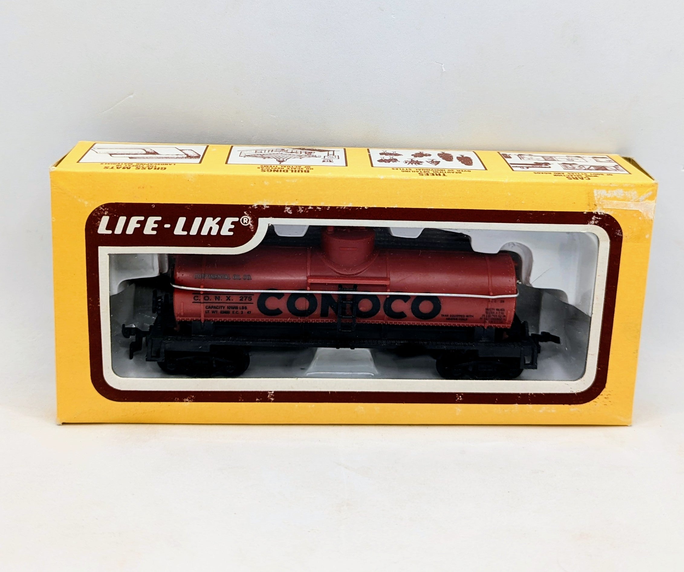 Life-Like HO Single Dome Tank Car Conoco #275