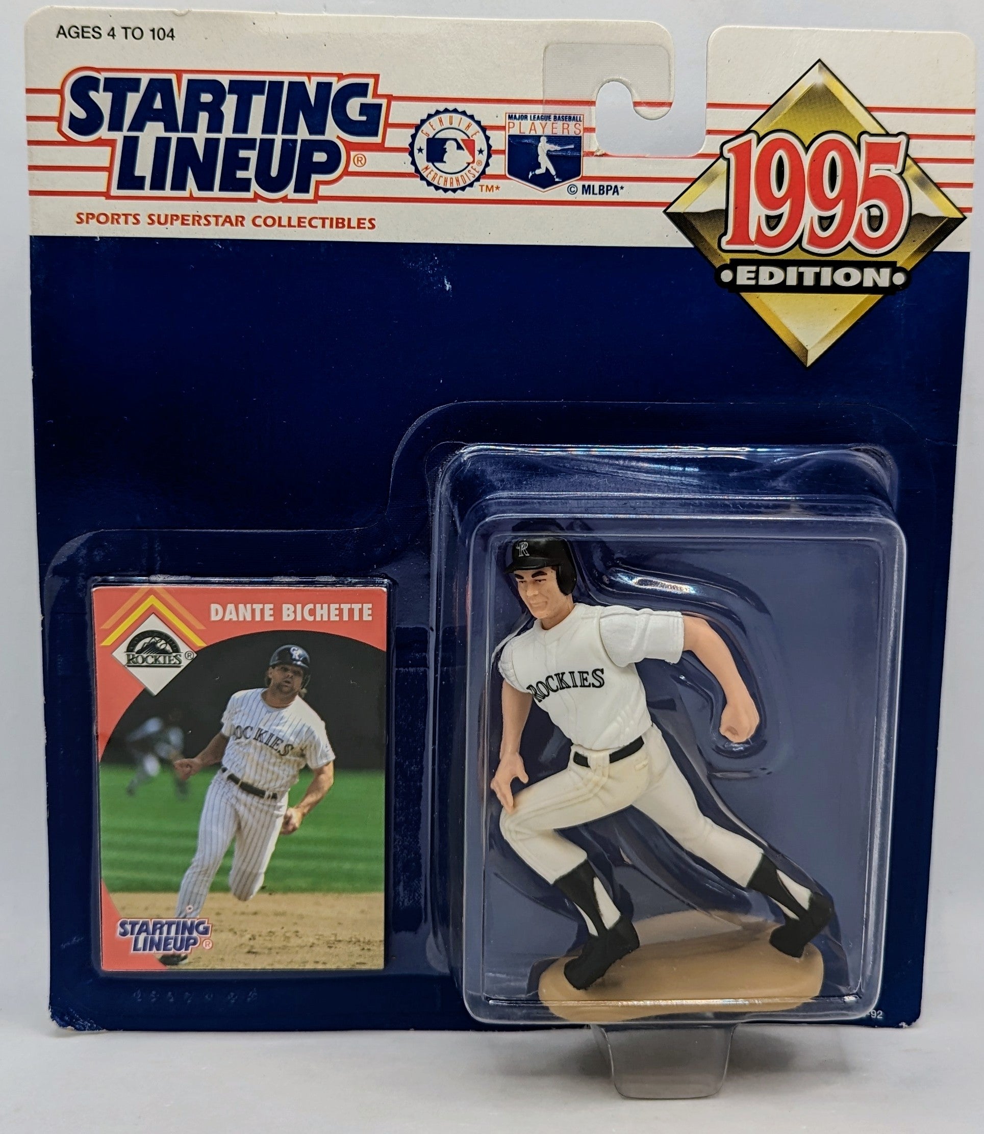 1995 Kenner Starting Lineup Dante Bichette Colorado Rockies Baseball Figure
