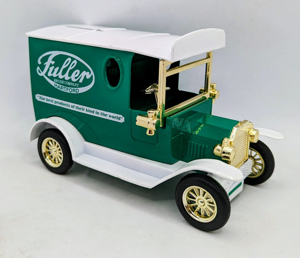 Golden Wheels 1925 Ford Model T Fuller Brush Company Die Cast Truck Coin Bank image 2