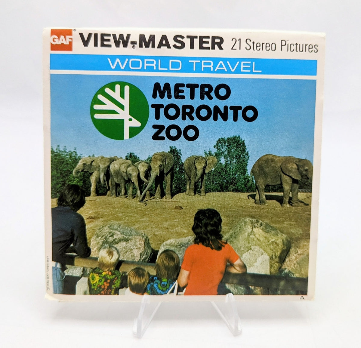 1976 View-Master Metro Toronto Zoo Canada 3 Reel Packet