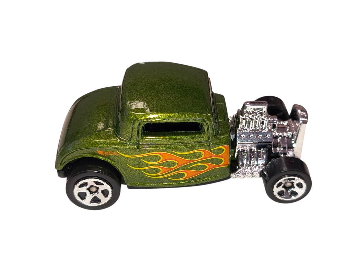 2015 Mattel Hot Wheels '32 Ford Green Orange Flames From Flashfire 5-pack 1/64