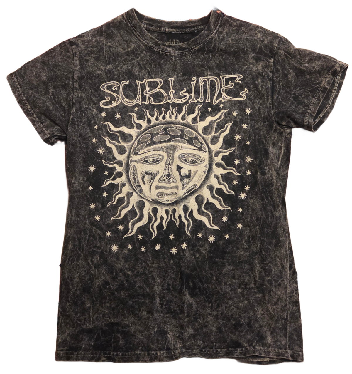Sublime 40oz To Freedom Stone Washed Sun Cover Art T Shirt Size Small