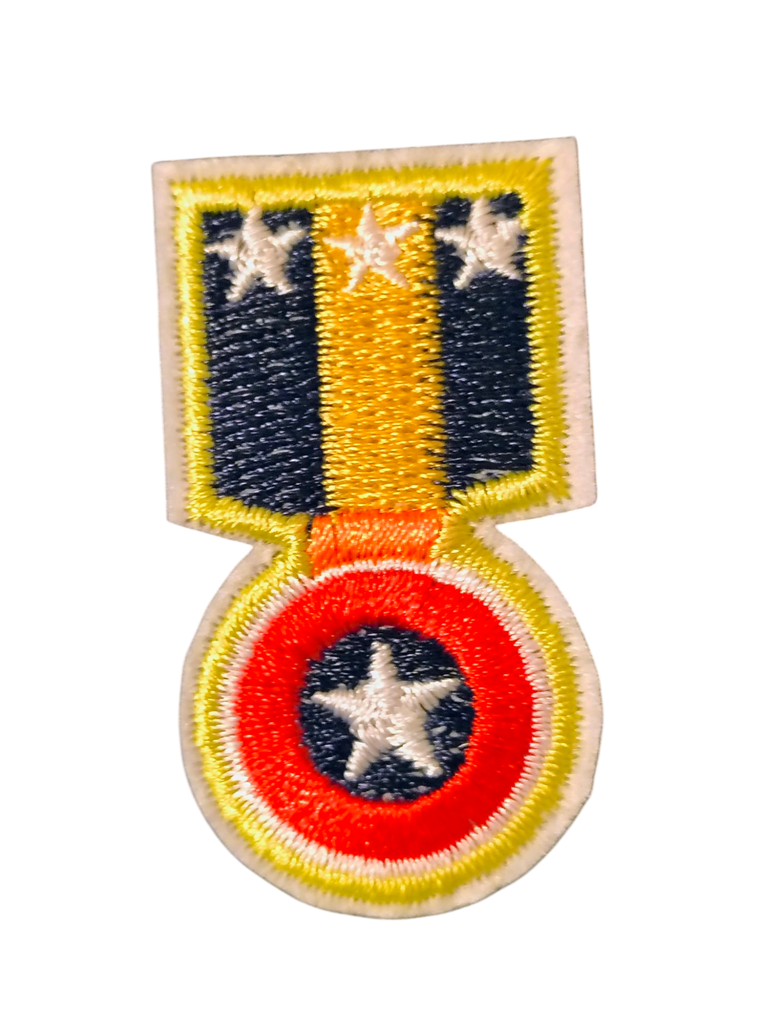 Nintendo Super Mario - Power Star Medal Embroidered Iron On 2" Patch