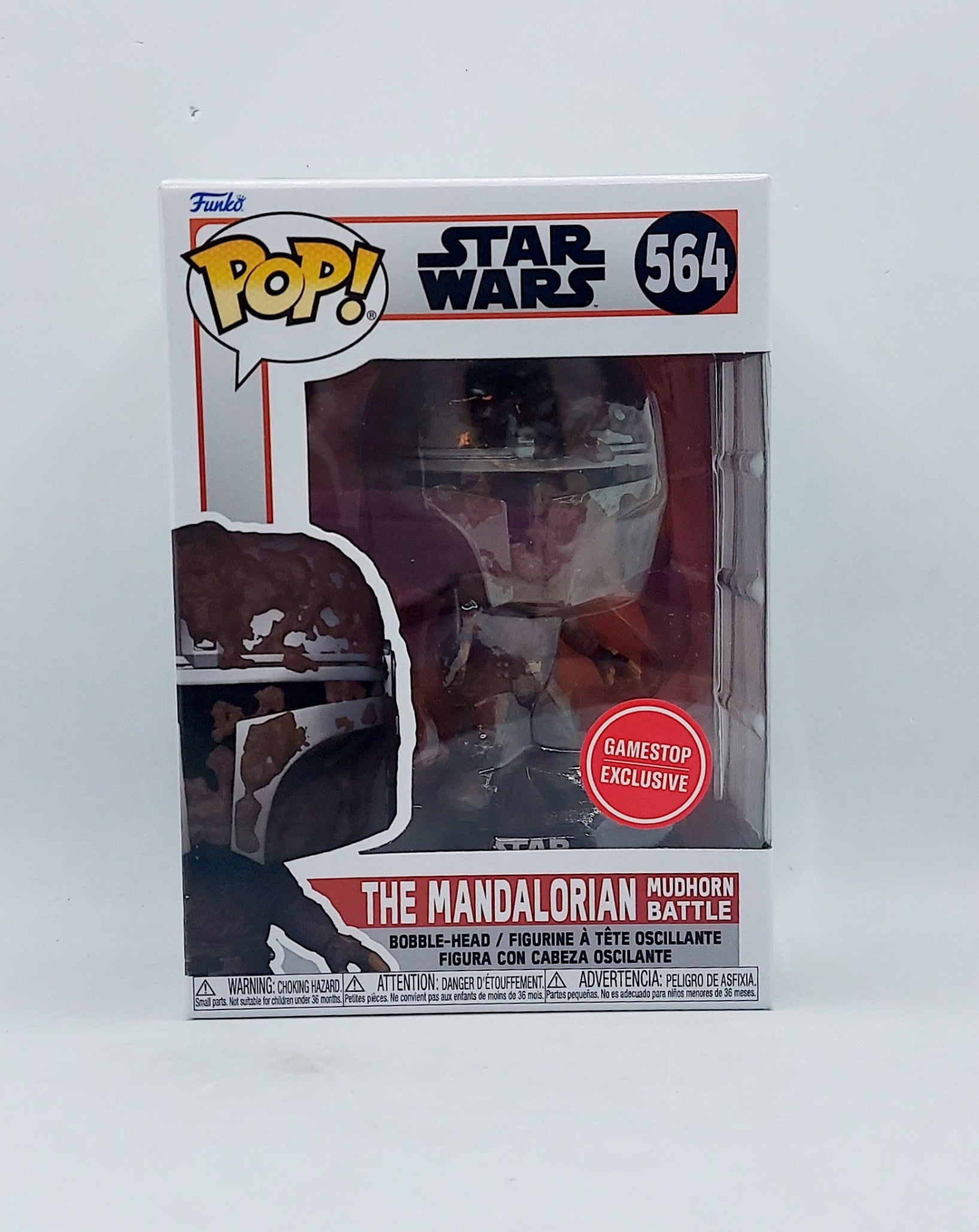 Funko Pop Gamestop Exclusive The Mandalorian Mudhorn Battle #564