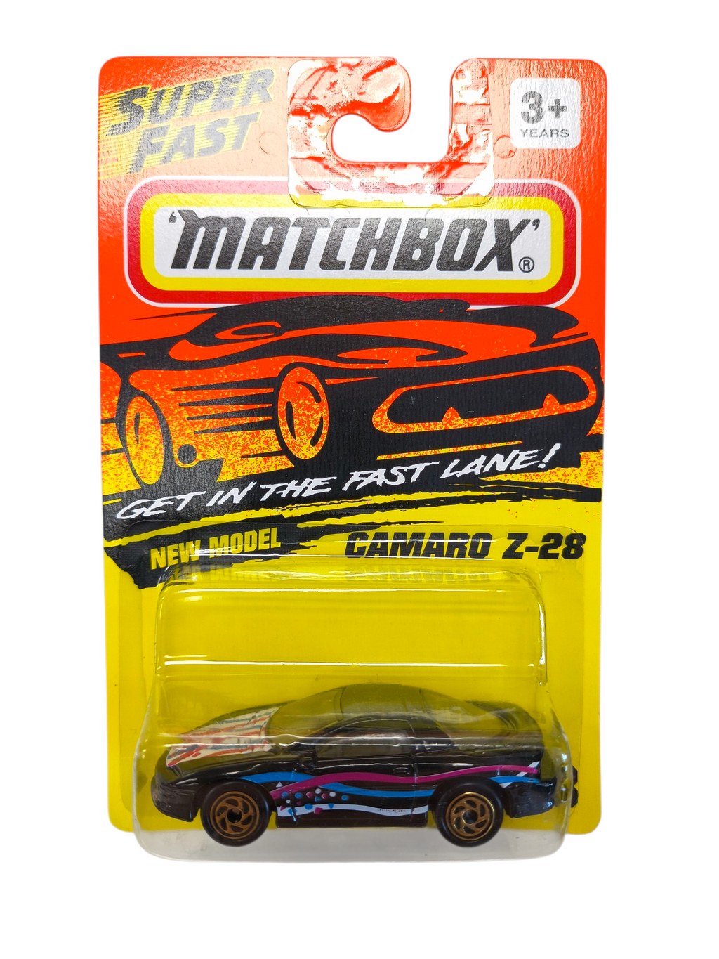 1993 Matchbox Super Fast Chevrolet Camaro Z28 #43 1/64 Scale