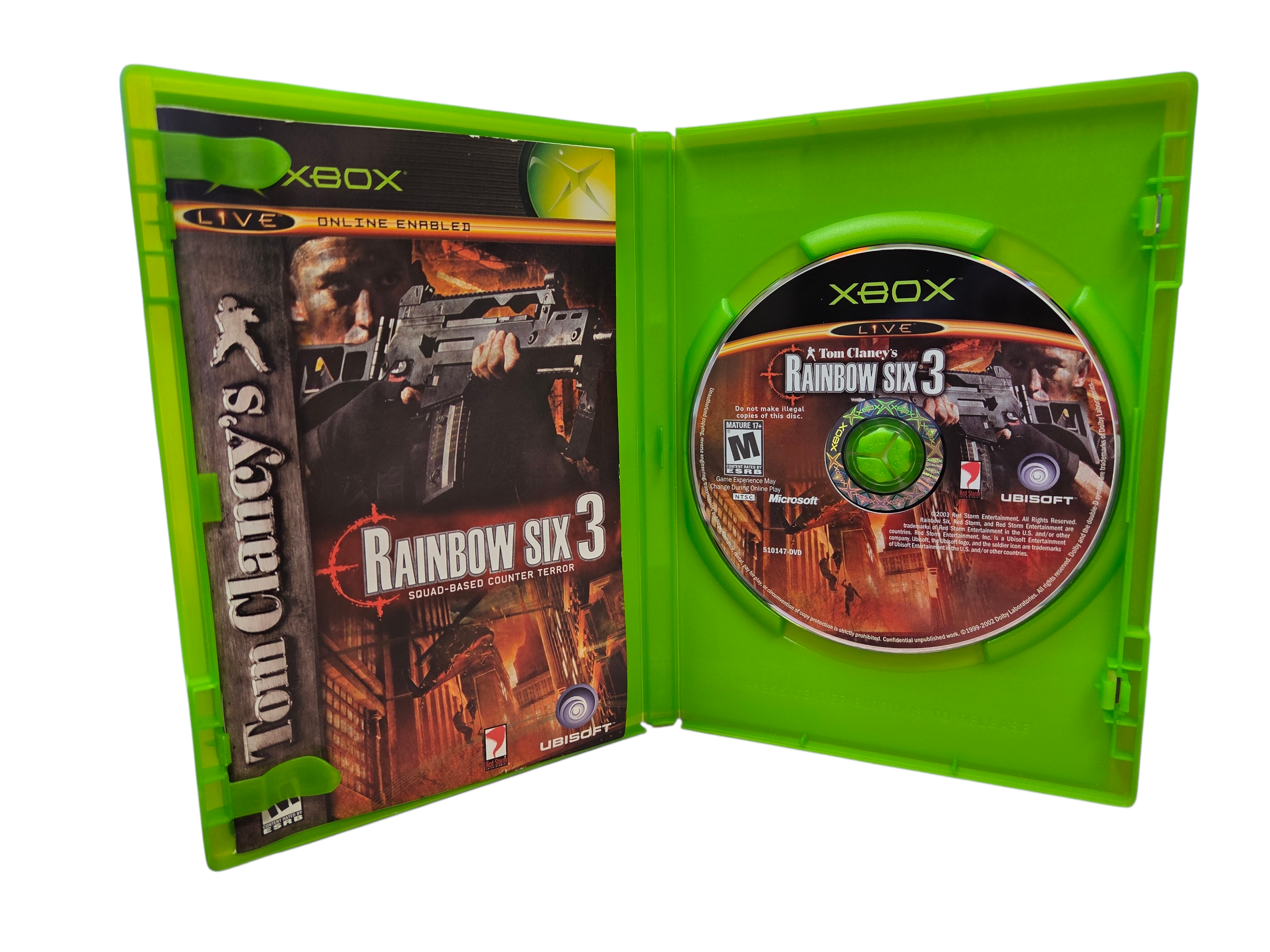2003 Ubisoft Tom Clancy's Rainbow Six 3 Microsoft Xbox image 2