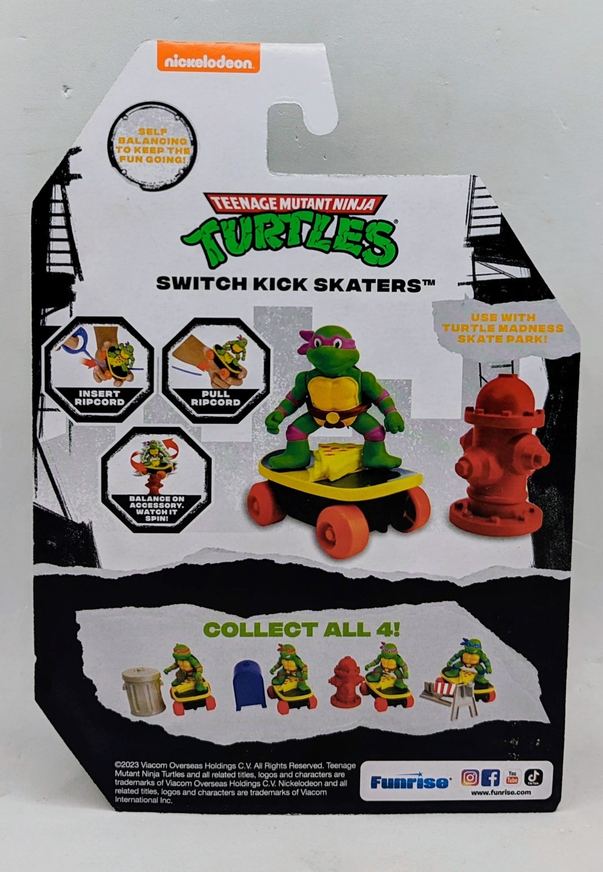 Funrise TMNT Teenage Mutant Ninja Turtles Switch Kick Skaters Donatello image 2